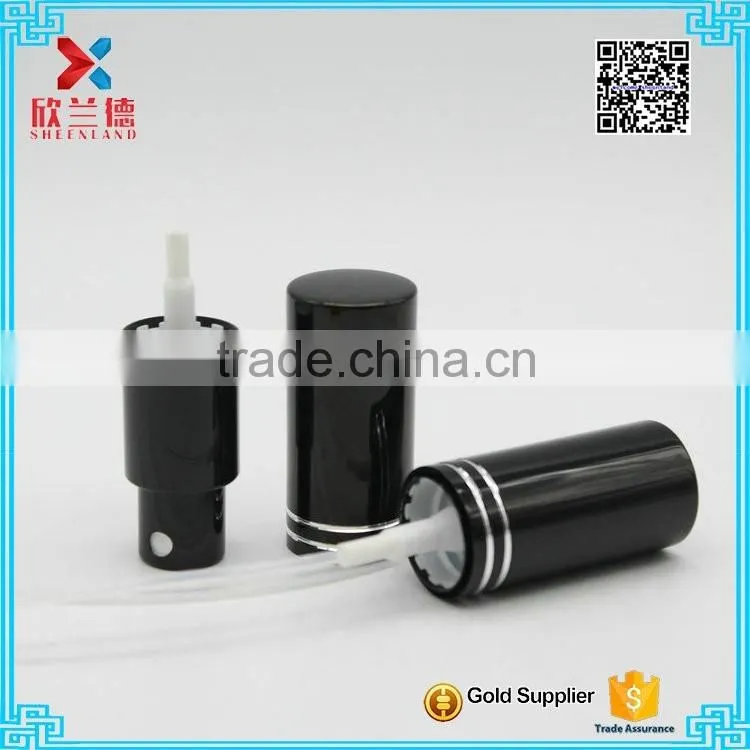 high quality 18mm black perfume sprayer with aluminum cap