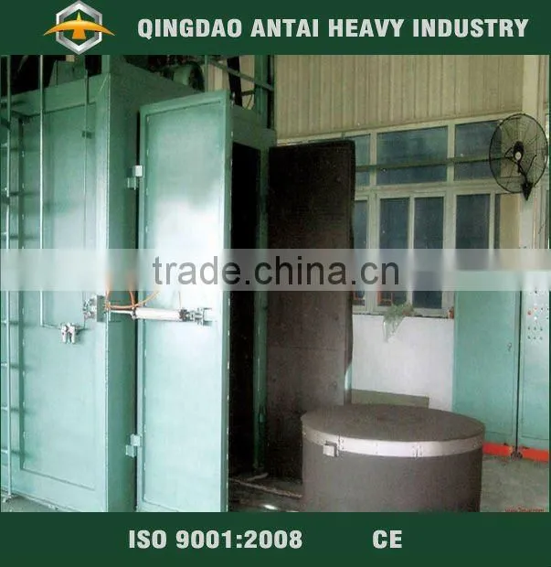 Big casting or steel structure rotary table shot blasting machine
