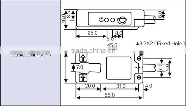 G56 Series 10-30VDC/90-250VAC NPN/PNP/2 Wires Infrared Ray Type output Infrared capacitance Photoelectric Sensor Switches