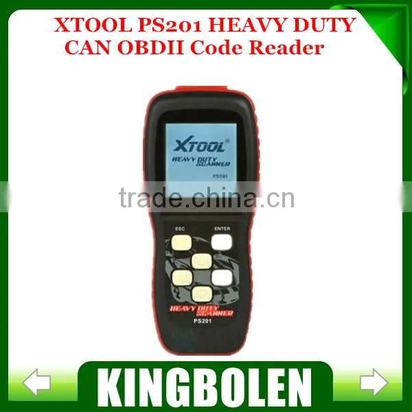 2014 Newest Version XTOOL PS201 OBD II/EOBD/CANBUS Compliant Heavy truck Vehicles Code scanner, XTOOL PS 201