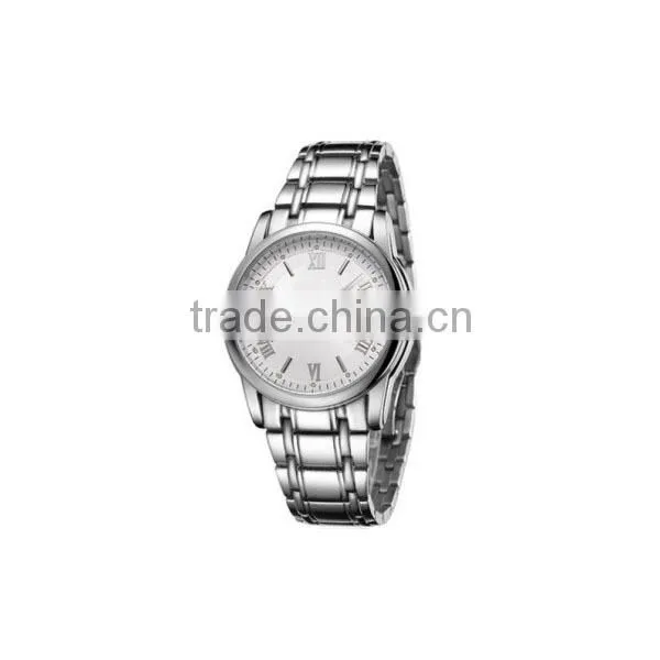 Fashionable roman numberals stainless steel watch strap