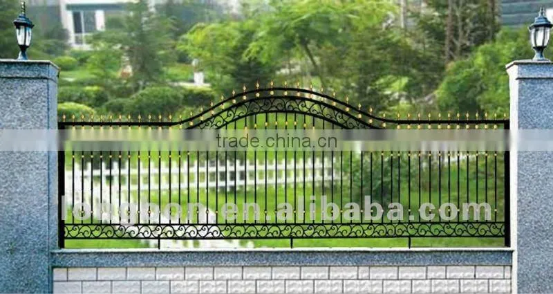2015 Top-selling hand forged galvanized garden fencing