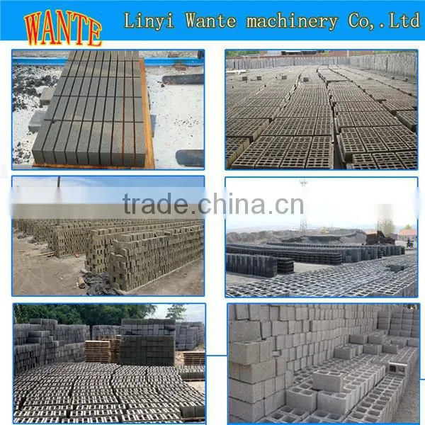 QT5-15 bulding brick mould vibrating table concrete machine