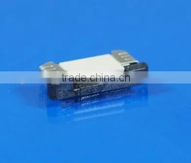 0.5 mm pitch FPC FFC Connector, Side Entry H=2.00 SMT ZIF Upper Contact SN Type