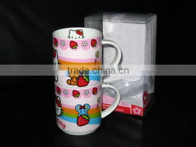 YF28026 heart shape handle valentine mug