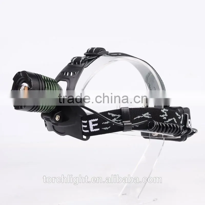 2000 Lumens XM-L T6 Zoomable LED Headlight Cheap Promotion LED Head Torch Light Car Repairing Lamp Outdoor Camping Light