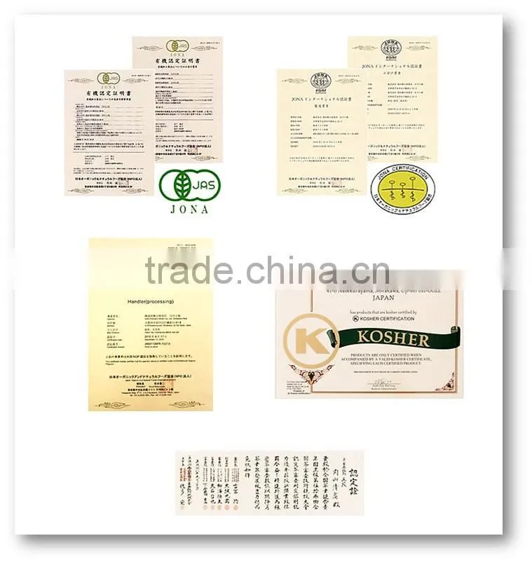 Organic green tea diet