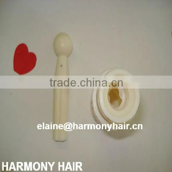 GREAT white plastic wig stand