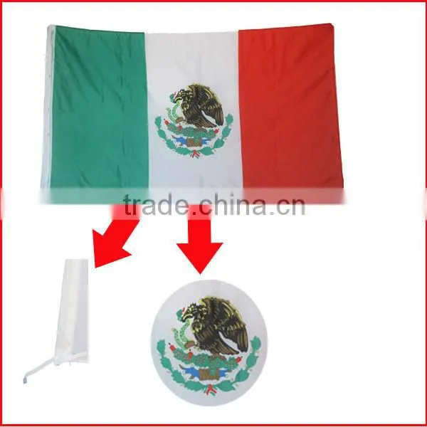 75D polyester flag with best quality,14*21cm Russia table flag,country flag