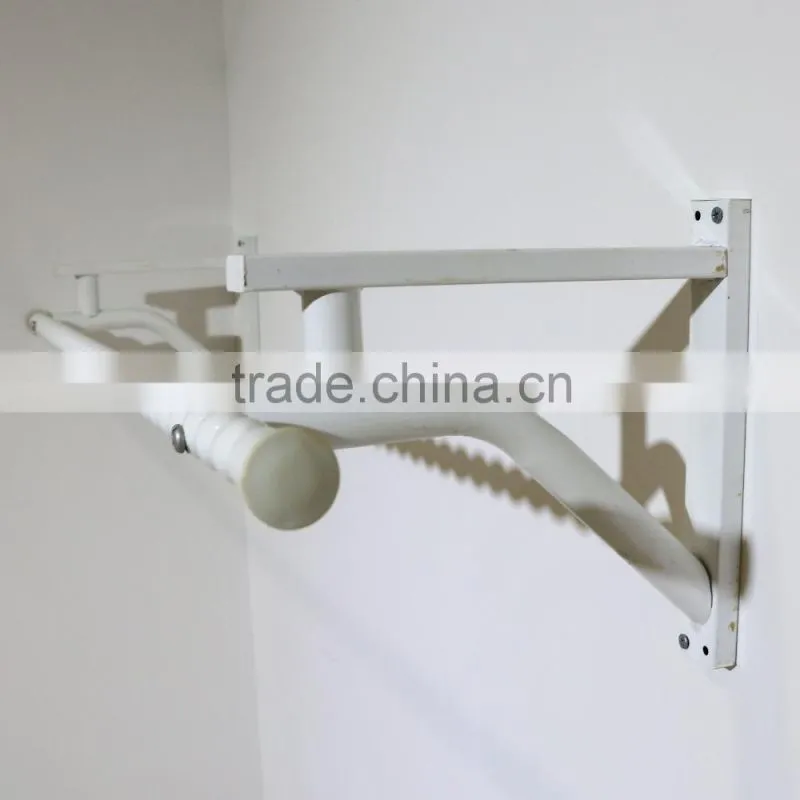 Metal clothes hanging stand wall mounted clothes hanger rack