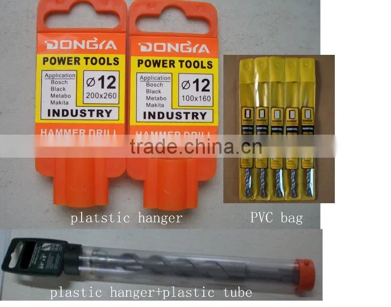 Blister card packing masonry drill bits