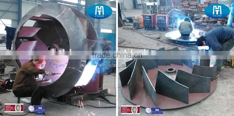 High pressure antiwear centrifugal fan for Metallurgy ventilate