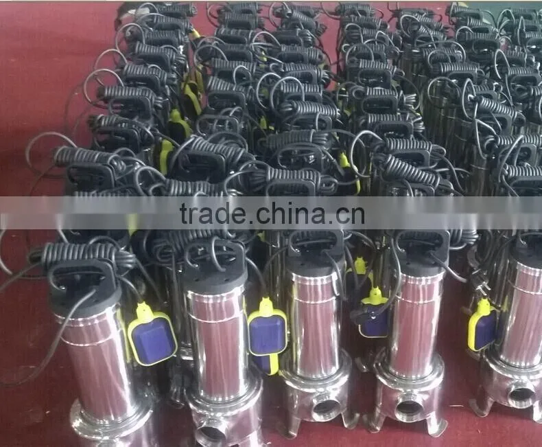 stainless steel pump with cutter