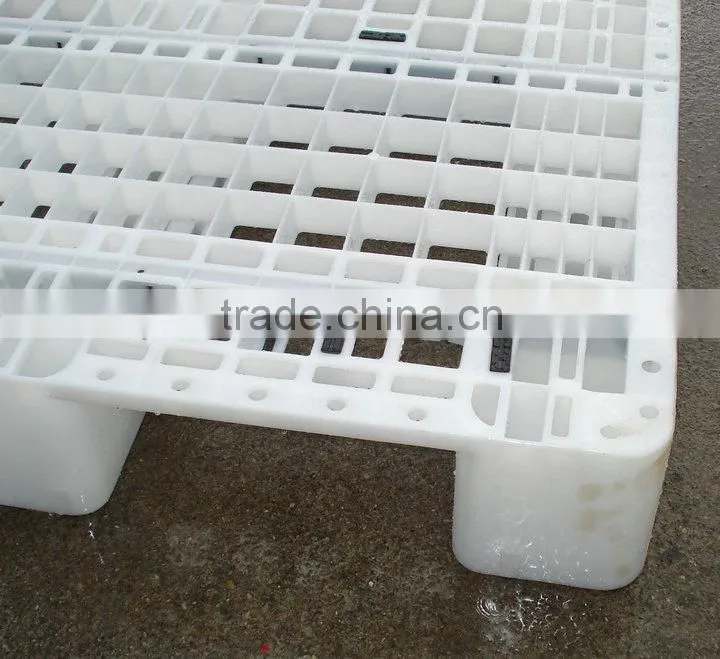 Plastic single face hdpe recycled shipping used euro pallet