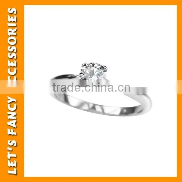 simple ring design silver ring for girl PGRG0066