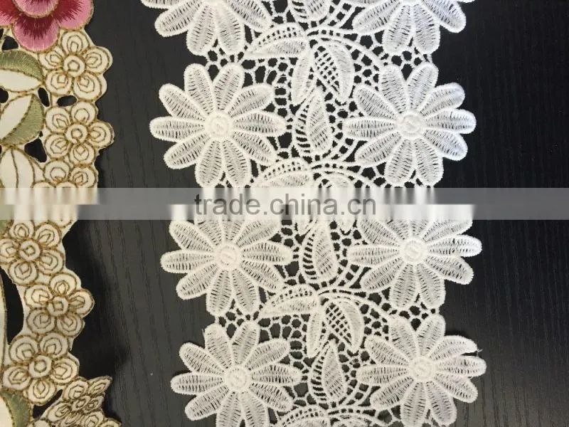 milk silk Water soluble embroidery lace
