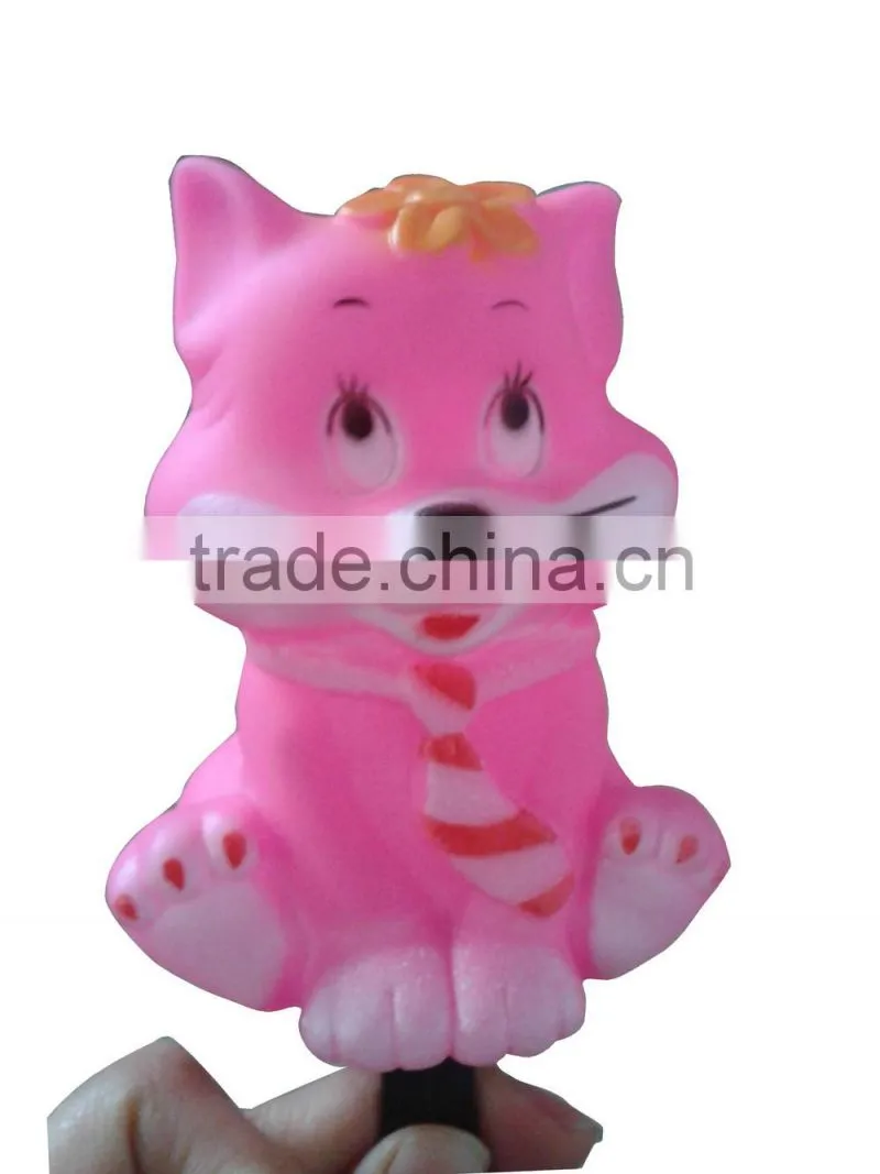 Popular lovely Cat desgin plastic cartoon Air Bicycle Bell