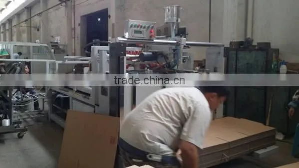 Semi Automatic Cardboard Box Folding Gluing Machine