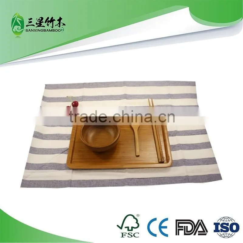 big rectangle bamboo tray for food