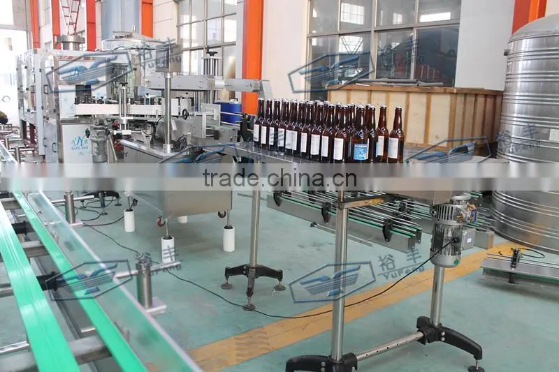 paper/plastic label wet melt glue labeling device