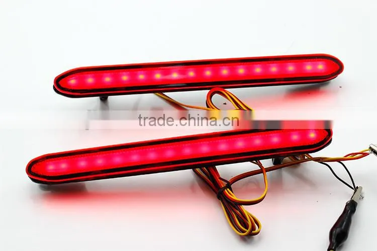 Car accessories led rear lamp car parking light led bumper lights red rear reflector