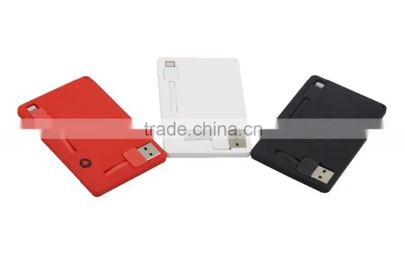 Newest Ultra Slim Power Bank,Credit Card Power Bank 1500mAh for Smartphone