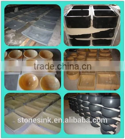 Honed natural stone bathroom marble tray