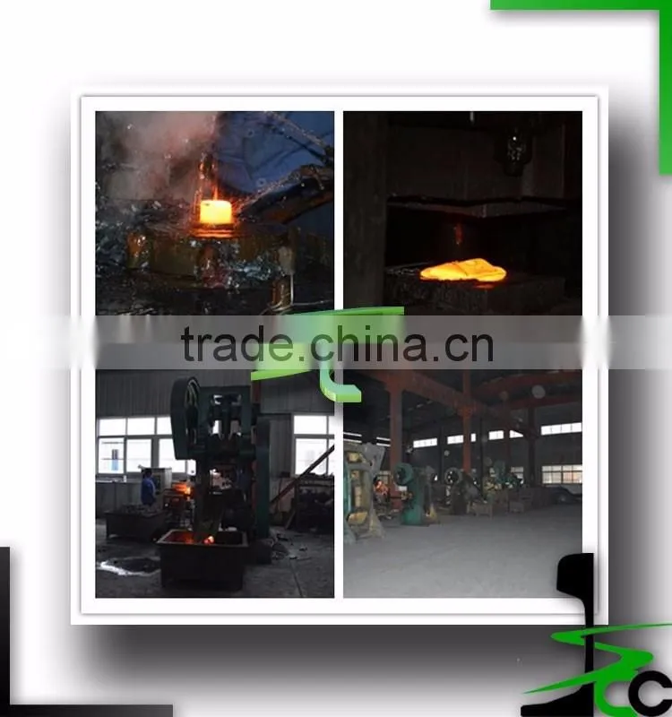 Cast iron railway shoulders/weld-on shoulders