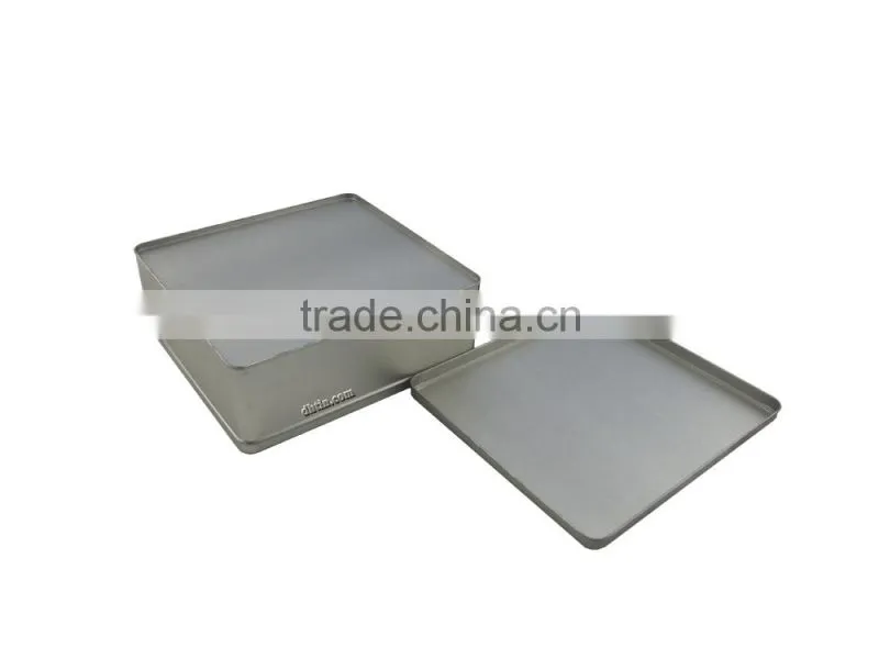 metal gift box, brownie storage box, almond tin