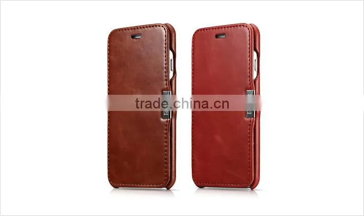 ICARER Genuine Leather Wallet Case for iPhone 6 / 6s /6 plus Flip Cover Vintage Series