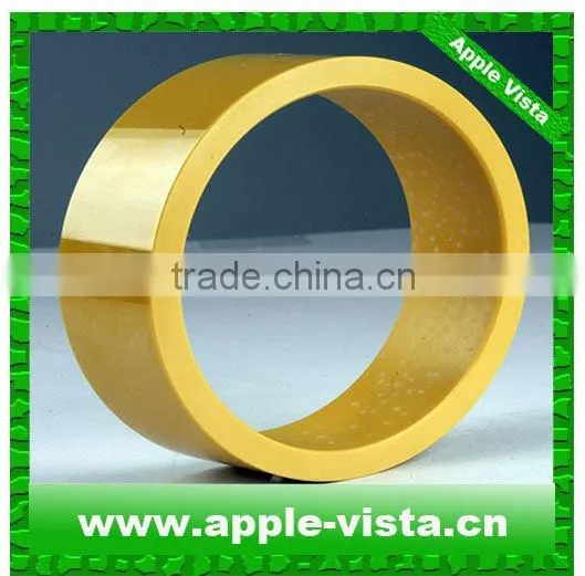 Yellow zirconia wire drawing ring/Zirconia ceramic drawing pulley/Machine guide ring