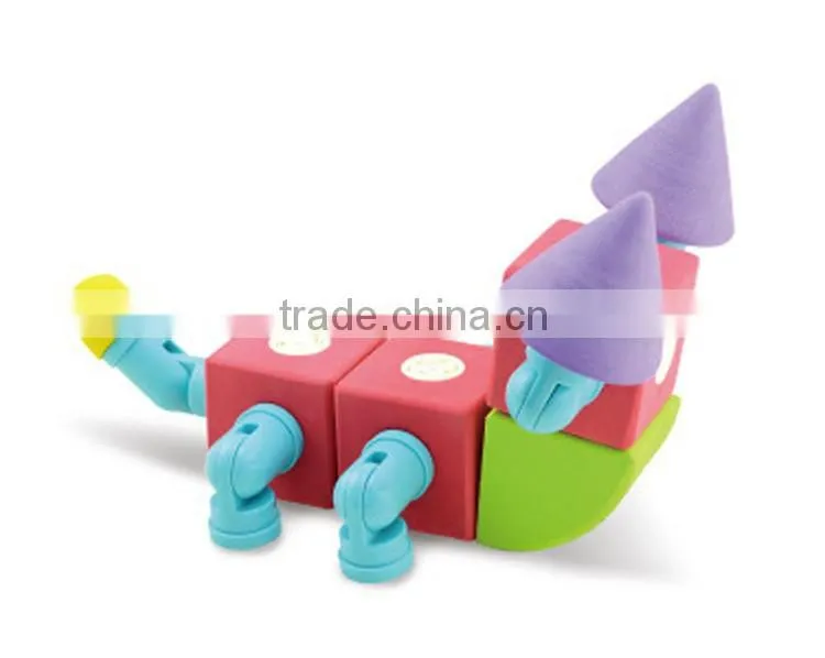 37PCS EVA magnetic building block game for children