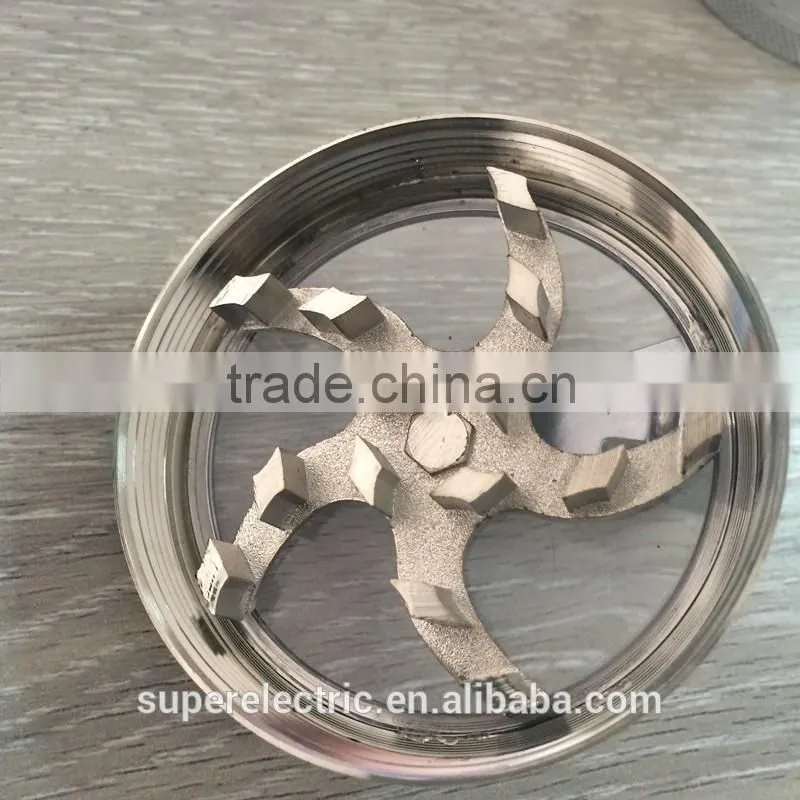 Wholesale Smoking Cigarette Making Tobacco Grinder Handle Rolling Aluminum Herb Grinder With Sharp Teeth