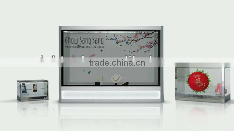Richtech transparent LCD small cabinet display showcase