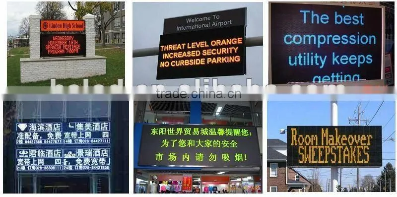 remote control led electronic traffic signs