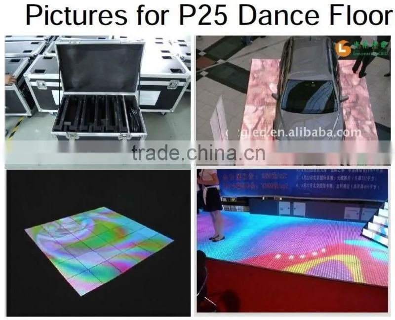 RGB led dance floor P10