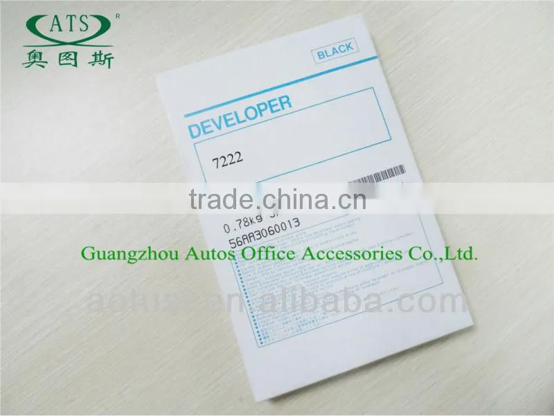 color copier spare part developer 7222 compatible for Konica 7222 7122 7130 7135 7022 photocopy machine