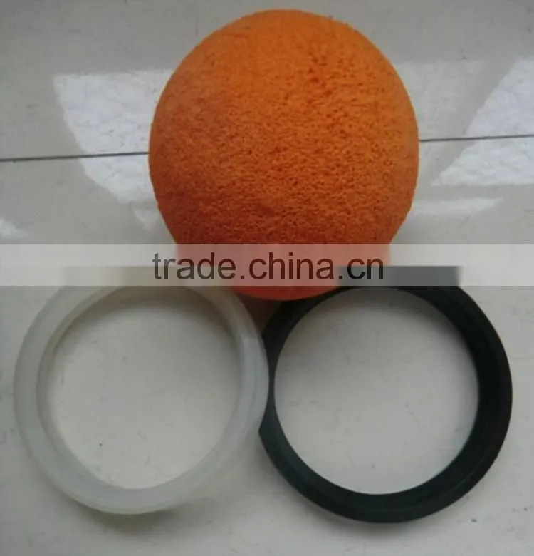 Best rubber washing ball/concrete pumps cleaning sponge ball