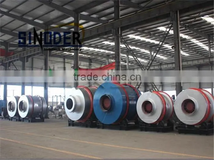 Provide gypsum rotary dryer for drying gypsum, coal, wood chips,sawdust, pellets, powder -- Sinoder Brand