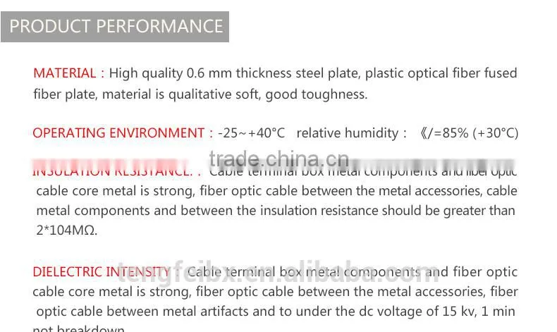 Outdoor/Indoor fiber optic 12 core optic fiber splice tray for odf