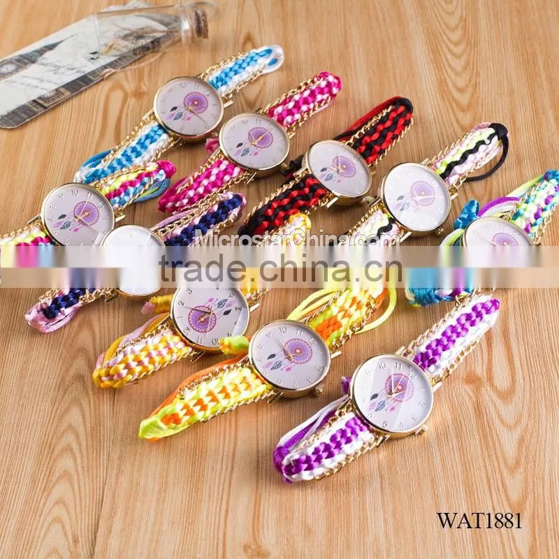 Elastic knitting watch chain dream catcher watch wrist