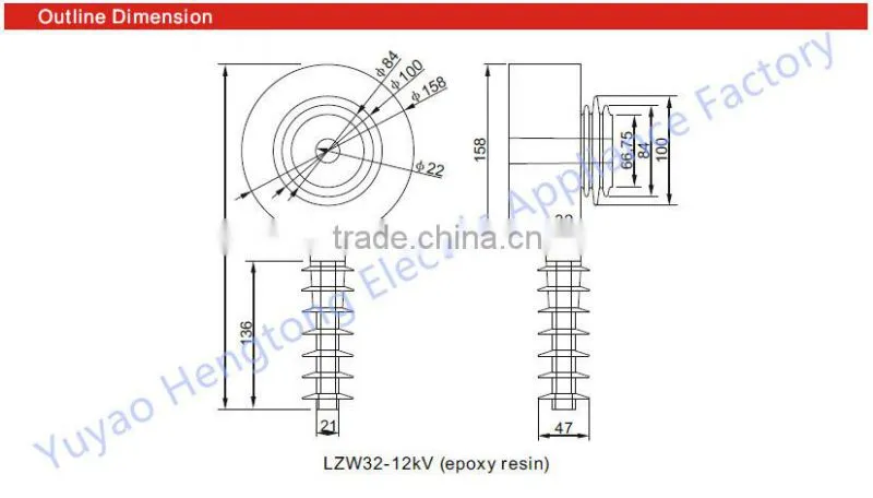 LZW32-12KV/ 24KV/ 36KV, CT, High Quality Current transformers