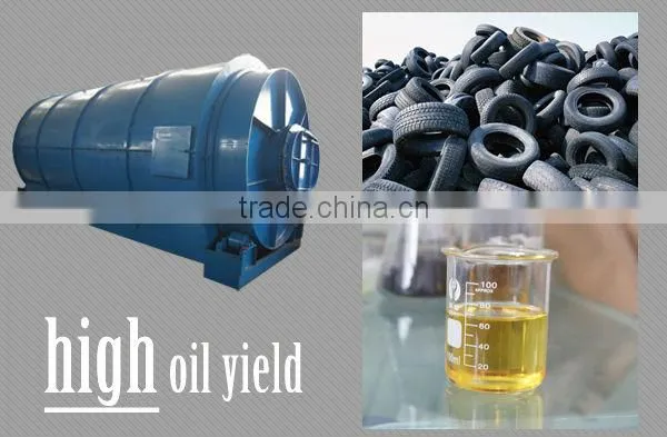 Pollution-free and safety pyrolysis scrap tyres in india with CE
