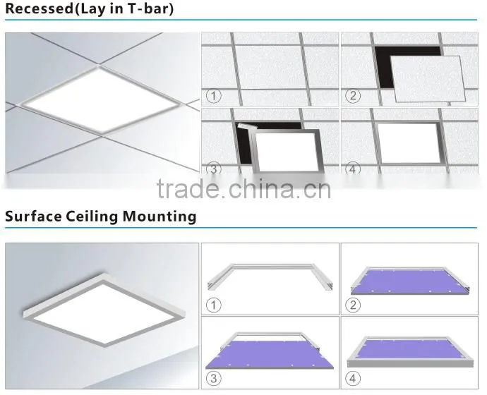 Best Selling Aluminium Pedent Lighting 40W 600x600 LED Panel Lighting