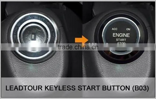 Push Button Start Original Car Alarm System for Toyota
