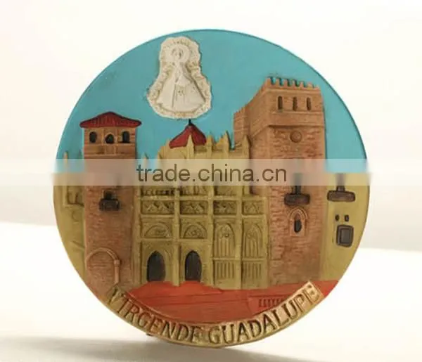 spain 3D terracotta souvenir plate