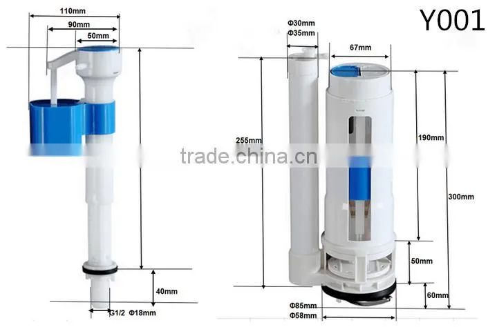 Y890 alibaba china supplier Sanitary ware ceramic two piece toilet
