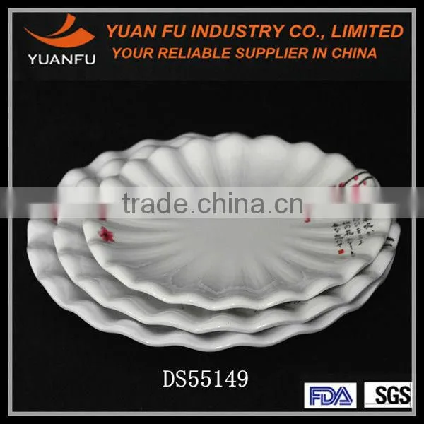 Elegant design melamine manufacturer dishes for restaurant