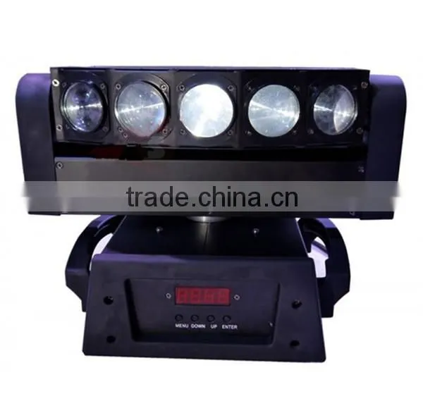 2015 New professional spider 5x10w led disco light for promotion