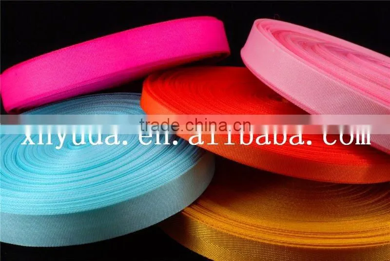 Orange Tubular Nylon Webbing